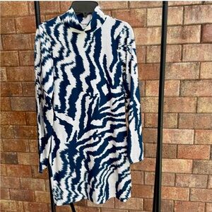Zebra Print Mini Dress